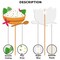 25 Pcs Annaprasanam Photo Booth Props Kit for Photoshoot Rice Feeding Ceremony Props Annaprashan Decoration Items Indian Party Supplies Hindu Celebration
